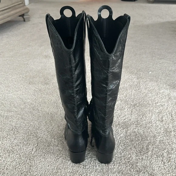 Sam Edelman Women's Britten Western Square Toe Boot Black Women’s Size 8.5 - Picture 4 of 9